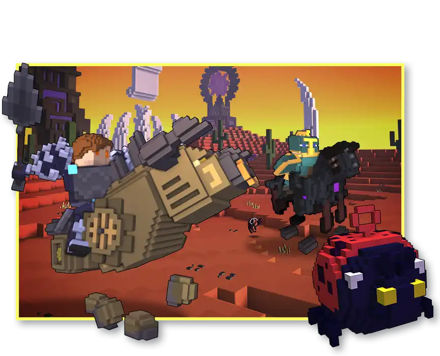 Trove - Getting around on mounts